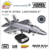F-35B STOVL Lightning II brick plane model - COBI 5895 - 580 bricks Planes Cobi 