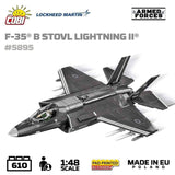 F-35B STOVL Lightning II brick plane model - COBI 5895 - 610 bricks Planes Cobi 