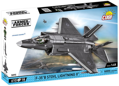 F-35B STOVL Lightning II brick plane model - COBI 5895 - 610 bricks Planes Cobi 