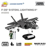 F-35B STOVL Lightning II brick plane model - COBI 5895 - 610 bricks Planes Cobi 