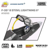 F-35B STOVL Lightning II brick plane model - COBI 5895 - 610 bricks Planes Cobi 