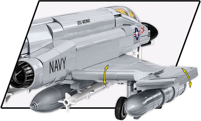 F-4 Phantom II brick plane model - COBI 5897 - 703 bricks Planes Cobi 