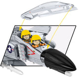 F-4 Phantom II brick plane model - COBI 5897 - 703 bricks Planes Cobi 