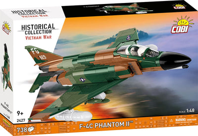 F-4C Phantom II (Vietnam War) brick plane model - COBI 2427 - 738 bricks Planes Cobi 