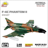 F-4C Phantom II (Vietnam War) brick plane model - COBI 2427 - 738 bricks Planes Cobi 