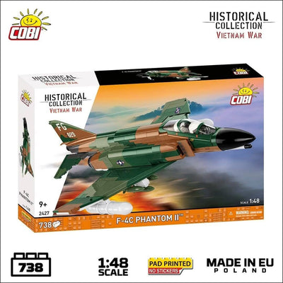 F-4C Phantom II (Vietnam War) brick plane model - COBI 2427 - 738 bricks Planes Cobi 