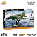 F-4C Phantom II (Vietnam War) brick plane model - COBI 2427 - 738 bricks Planes Cobi 