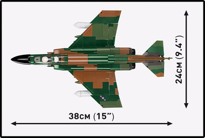 F-4C Phantom II (Vietnam War) brick plane model - COBI 2427 - 738 bricks Planes Cobi 
