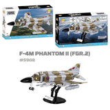 F-4F Phantom II (RAF) brick plane model - COBI 5908 - 728 bricks Planes Cobi 