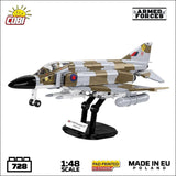F-4F Phantom II (RAF) brick plane model - COBI 5908 - 730 bricks Planes Cobi 
