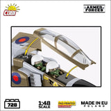 F-4F Phantom II (RAF) brick plane model - COBI 5908 - 730 bricks Planes Cobi 