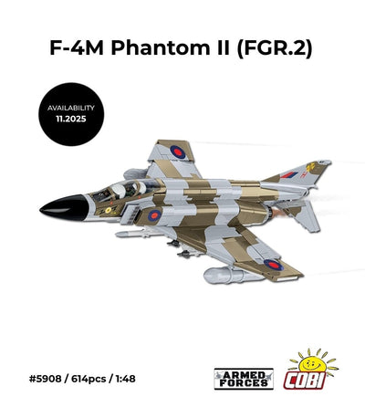 F-4M Phantom II (FGR.2) brick plane model - COBI 5908 - 614 bricks Planes Cobi 