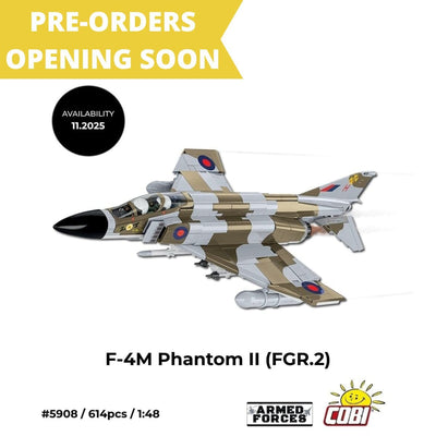 F-4M Phantom II (FGR.2) brick plane model - COBI 5908 - 614 bricks Planes Cobi 