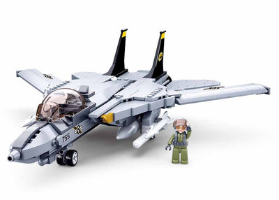 F14 Fighter brick model plane - Sluban M38-B0755 - 404 bricks Planes SLUBAN 