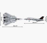 F14 Tomcat Top Gun brick plane model - COBI 5920 - 825 bricks Planes Cobi 