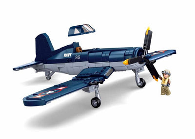 F4U Fighter brick model plane - Sluban M38-B1109 - 550 bricks Planes SLUBAN 