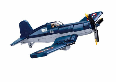 F4U Fighter brick model plane - Sluban M38-B1109 - 550 bricks Planes SLUBAN 