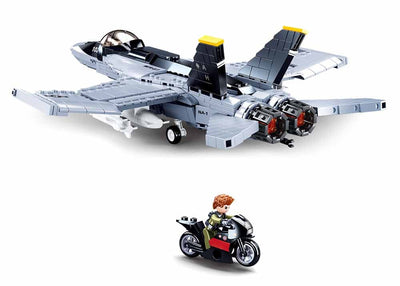 F/A - 18E 'Super Hornet' brick model plane - Sluban M38-B0928 - 682 bricks Planes SLUBAN 