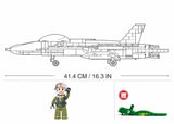 F/A - 18E 'Super Hornet' brick model plane - Sluban M38-B0928 - 682 bricks Planes SLUBAN 