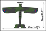 Fairey Swordfish brick plane model - COBI 5770- 809 bricks Planes Cobi 