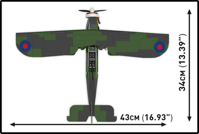 Fairey Swordfish brick plane model EXECUTIVE EDITION- COBI 5769- 960 bricks Planes Cobi 