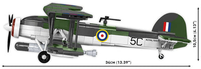 Fairey Swordfish brick plane model EXECUTIVE EDITION- COBI 5769- 960 bricks Planes Cobi 