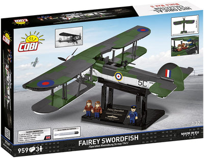 Fairey Swordfish brick plane model EXECUTIVE EDITION- COBI 5769- 960 bricks Planes Cobi 