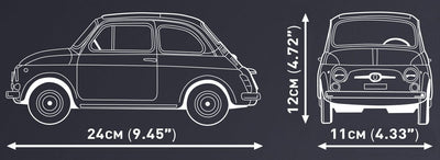 Fiat Abarth 595 brick model car - Cobi-24354 - 1091 bricks car Cobi 