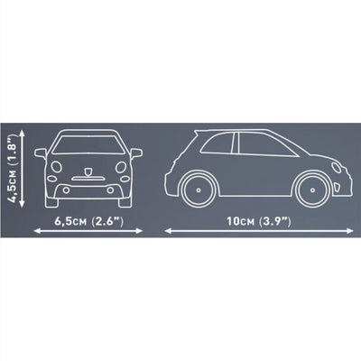 Fiat Abarth 595 Competizione - Cobi 24601 - 71 bricks car Cobi 