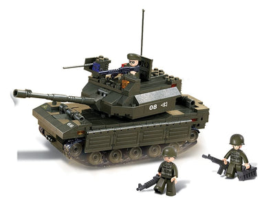 Field Battle Forces brick tank model - Sluban M38-B6800 - 602 bricks Tank SLUBAN 