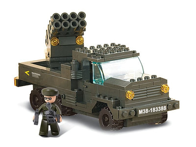 Field Battle Forces brick tank model - Sluban M38-B6800 - 602 bricks Tank SLUBAN 