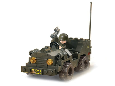 Field Battle Forces brick tank model - Sluban M38-B6800 - 602 bricks Tank SLUBAN 