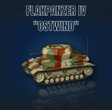 Flakpanzer IV "Ostwind" anti-aircraft gun brick model - COBI-2690 - 1190 bricks Tank Cobi 