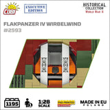 Flakpanzer IV Wirbelwind brick anti-aircraft gun model - COBI-2593 - 1195 bricks - Executive Edition Tank Cobi 