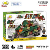 Flakpanzer IV Wirbelwind brick anti-aircraft gun model - COBI-2593 - 1195 bricks - Executive Edition Tank Cobi 