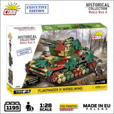 Flakpanzer IV Wirbelwind brick anti-aircraft gun model - COBI-2593 - 1195 bricks - Executive Edition Tank Cobi 