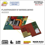 Flakpanzer IV Wirbelwind brick anti-aircraft gun model - COBI-2593 - 1195 bricks - Executive Edition Tank Cobi 