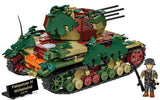 Flakpanzer IV Wirbelwind brick anti-aircraft gun model - COBI-2593 - 1195 bricks - Executive Edition Tank Cobi 