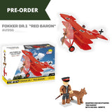 Fokker Dr. 1 ''Red Baron'' WWI brick plane model - COBI 2996 - 221 bricks Planes Cobi 