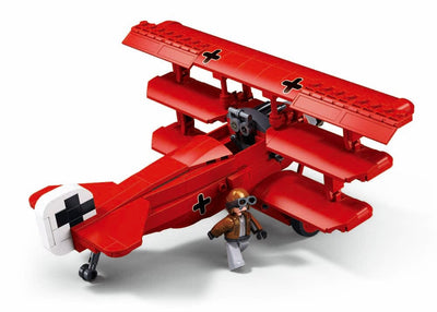 Fokker DR-1S brick model plane - Sluban M38-B1292 - 281 bricks Tank SLUBAN 