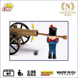 French artilleryman & cannon (Napoleonic Wars) - COBI 20093 - 96 bricks Other Military Cobi 
