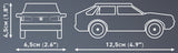 FSO Polonez 1.6 Caro brick model car - COBI 24589 - 106 bricks COBI 