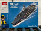 Fujian aircraft carrier brick model - Sluban M38-B1211 - 557 bricks Ship SLUBAN 