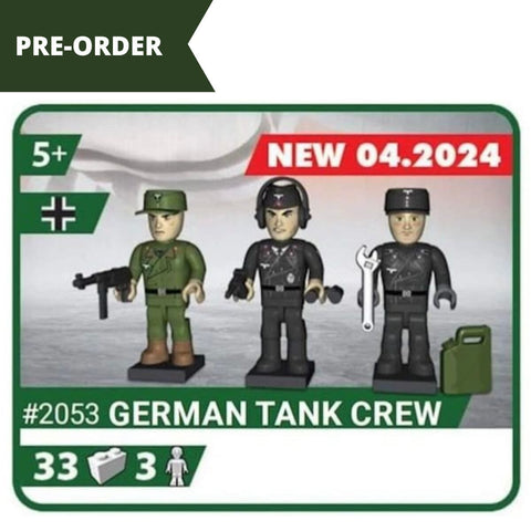 German Tank Crew - COBI 2053 - 33 bricks Parts Cobi 