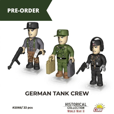 German Tank Crew figures - COBI 2066 - 33 pieces Parts Cobi 