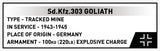 Goliath tracked mine (Warsaw Uprising) brick model - COBI 2680 - 311 bricks Other Military Cobi 