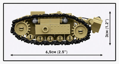 Goliath tracked mine (Warsaw Uprising) brick model - COBI 2680 - 311 bricks Other Military Cobi 