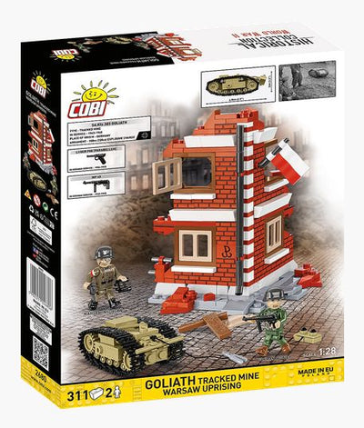 Goliath tracked mine (Warsaw Uprising) brick model - COBI 2680 - 311 bricks Other Military Cobi 