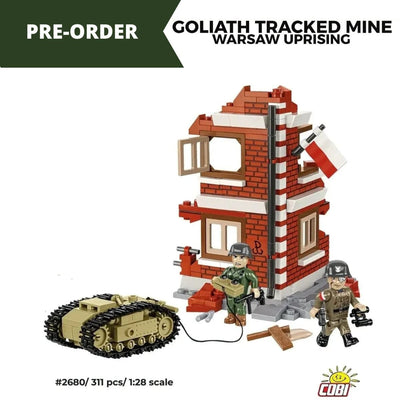 Goliath tracked mine (Warsaw Uprising) brick model - COBI 2680 - 311 bricks Other Military Cobi 