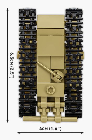 Goliath tracked mine (Warsaw Uprising) brick model - COBI 2680 - 311 bricks Other Military Cobi 